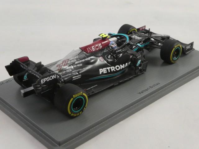 Modellino auto formula 1 F1 scala 1:43 Spark MERCEDES W12 BOTTAS 2021  BAHRAIN GP