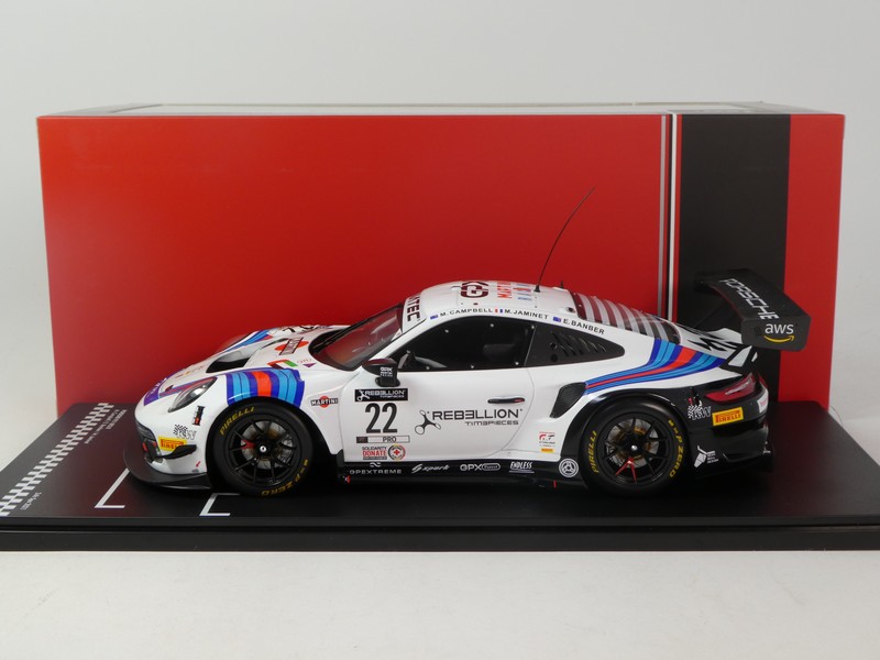 MODELLINO IN SCALA COMPATIBILE CON PORSCHE 911 GT3 N.44 24 H NURBURGRING  2022 PI